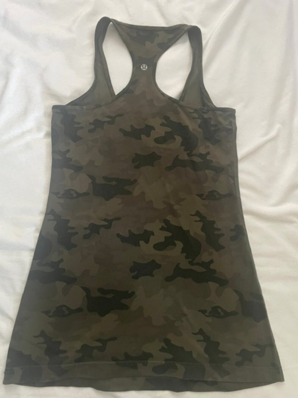 Lululemon Women's Cool Racerback Tank Top, Camo, Size S - Picture 2 of 5